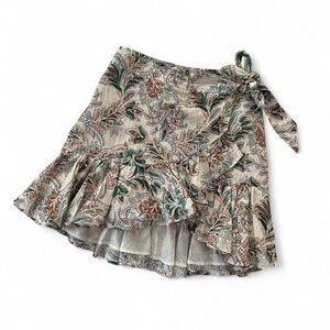 Veronica Beard floral mini skirt
